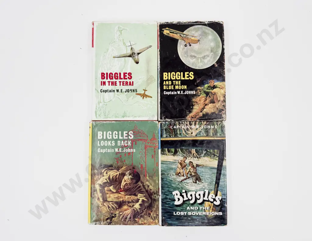 Four Captain W E Johns Biggles Volumes Image 1++