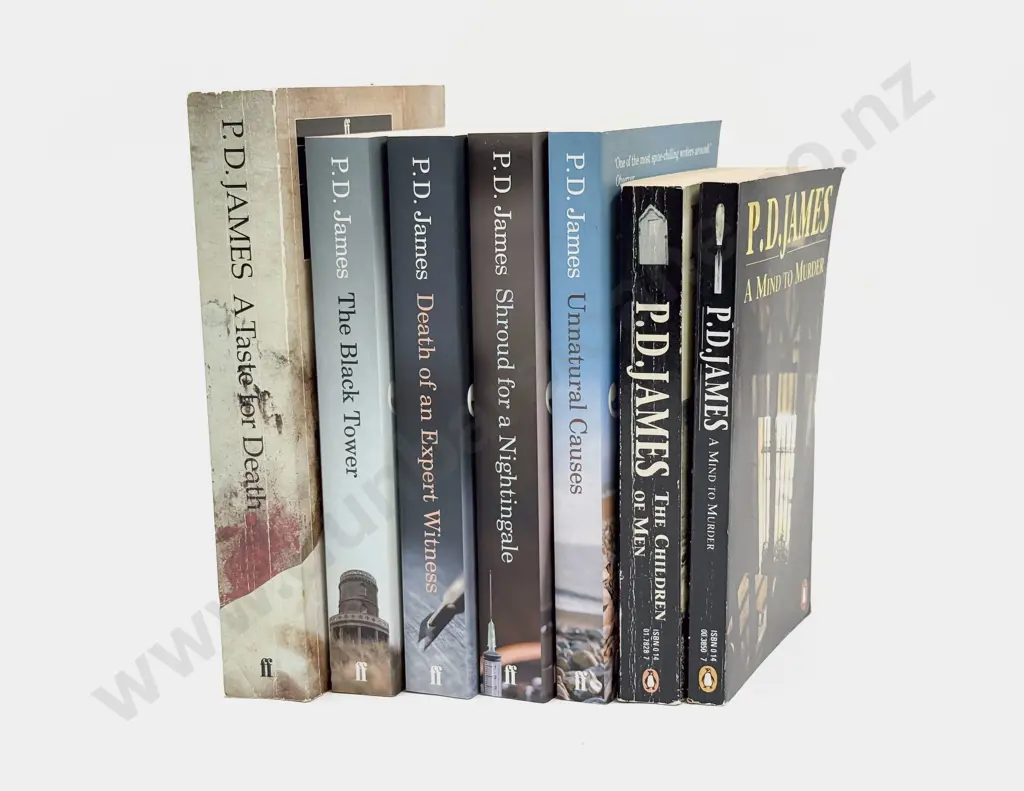 P D James - Seven Assorted Paperback Editions Image 1++