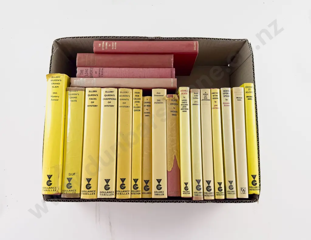 Box of Assorted Gollancz Crime Fiction Image 1++