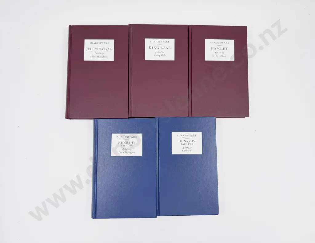 Five Hardback Editions of Shakespeare's Plays *PLEASE NOTE DISCRIPTION CHANGE Image 1++