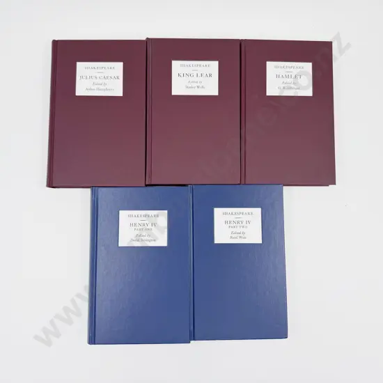 Five Hardback Editions of Shakespeare's Plays *PLEASE NOTE DISCRIPTION CHANGE