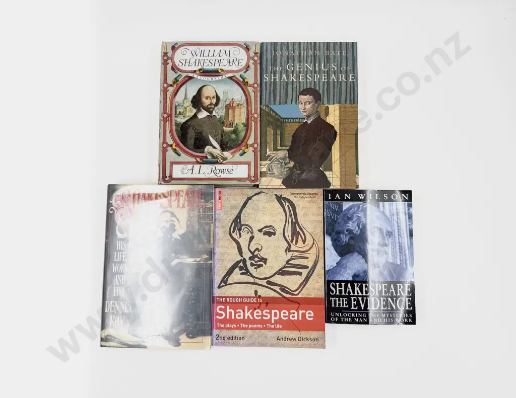 Five Non-Fiction  Volumes Relating To Shakespeare Image 1++