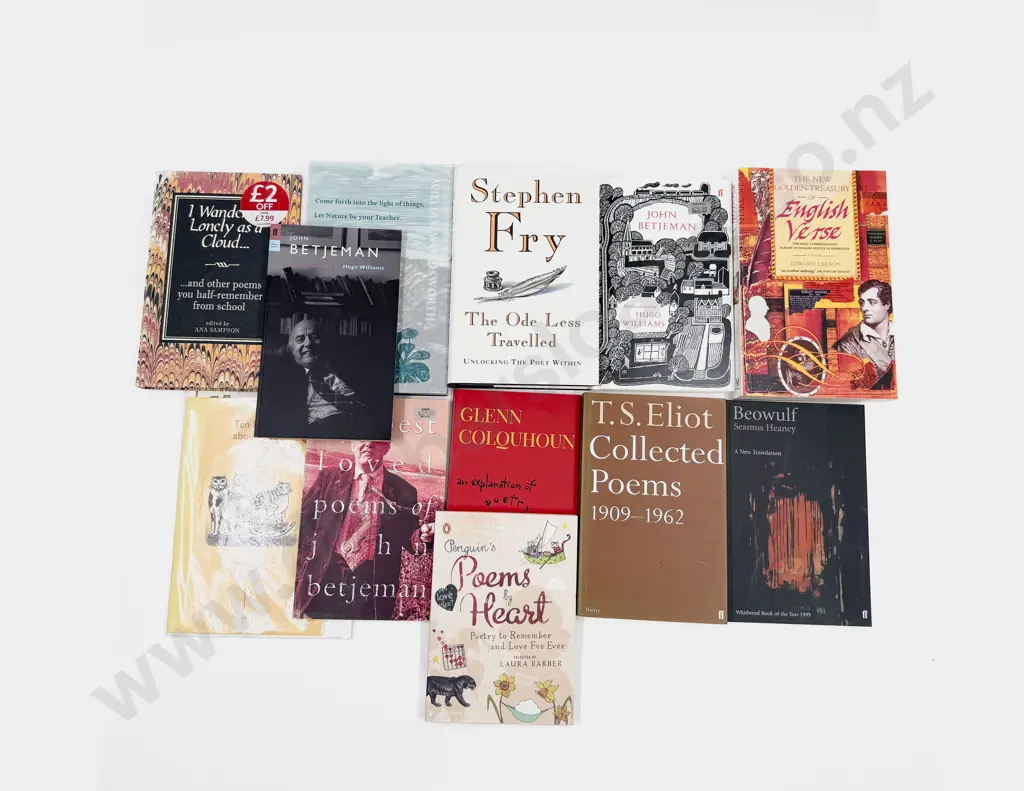 Eleven Volumes of Poetry & Related Image 1++