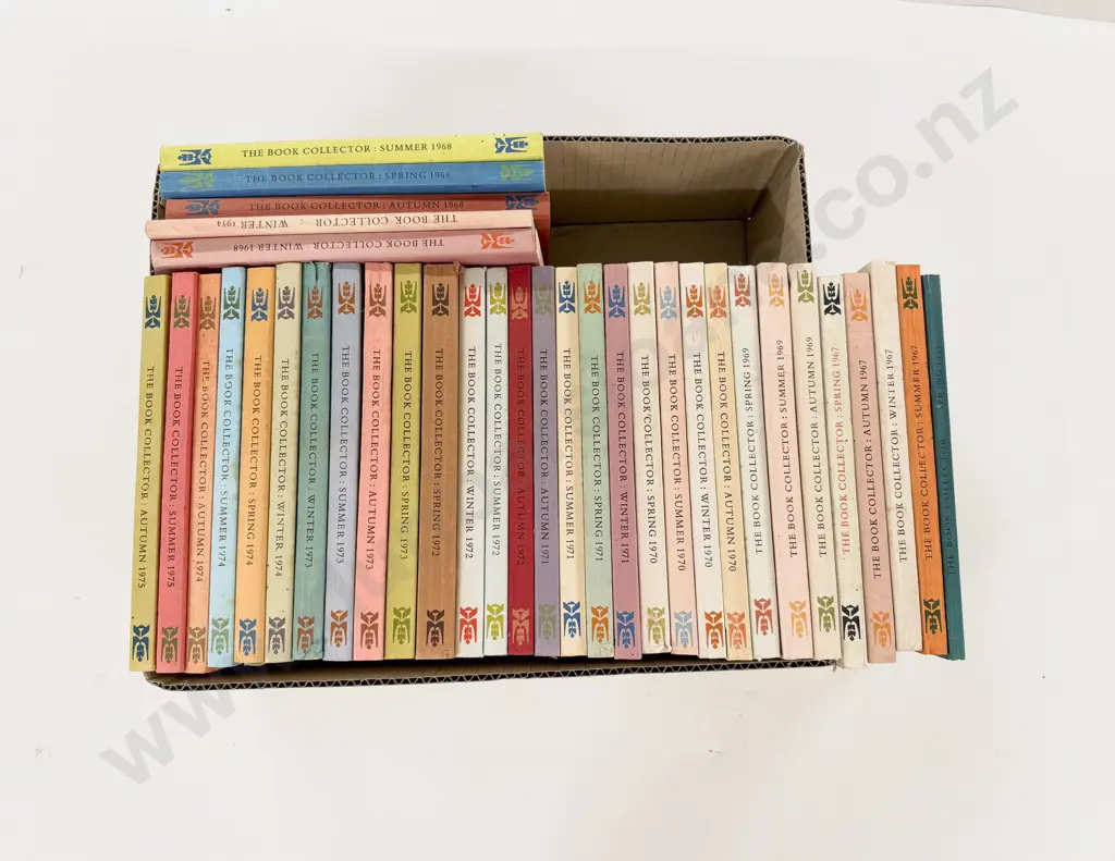 Box Assorted Editons of The Book Collector 1967 - 1975 Image 1++