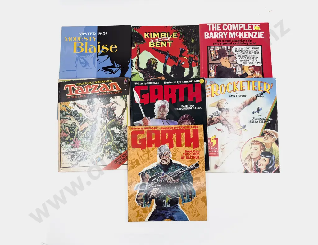 Seven Assorted Graphic Novels Image 1++