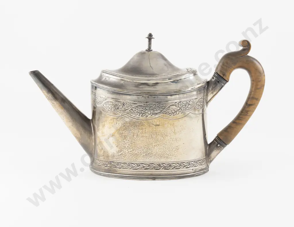 Geo III S/S Teapot by Peter Image 1++