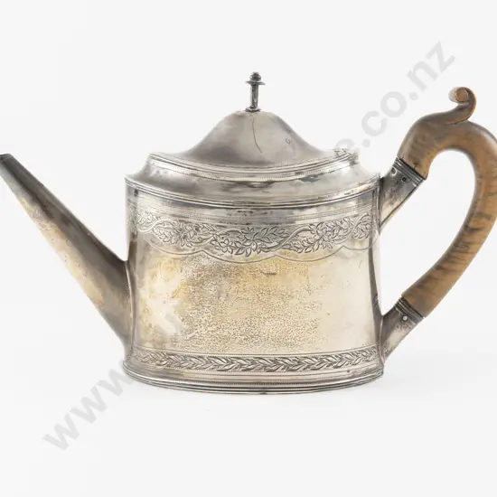 Geo III S/S Teapot by Peter