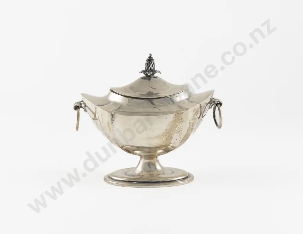 Edw VII S/S Tea Caddy Image 1++