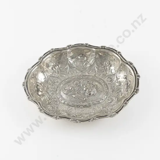 Ornate S/S Oval Bon Bon Dish
