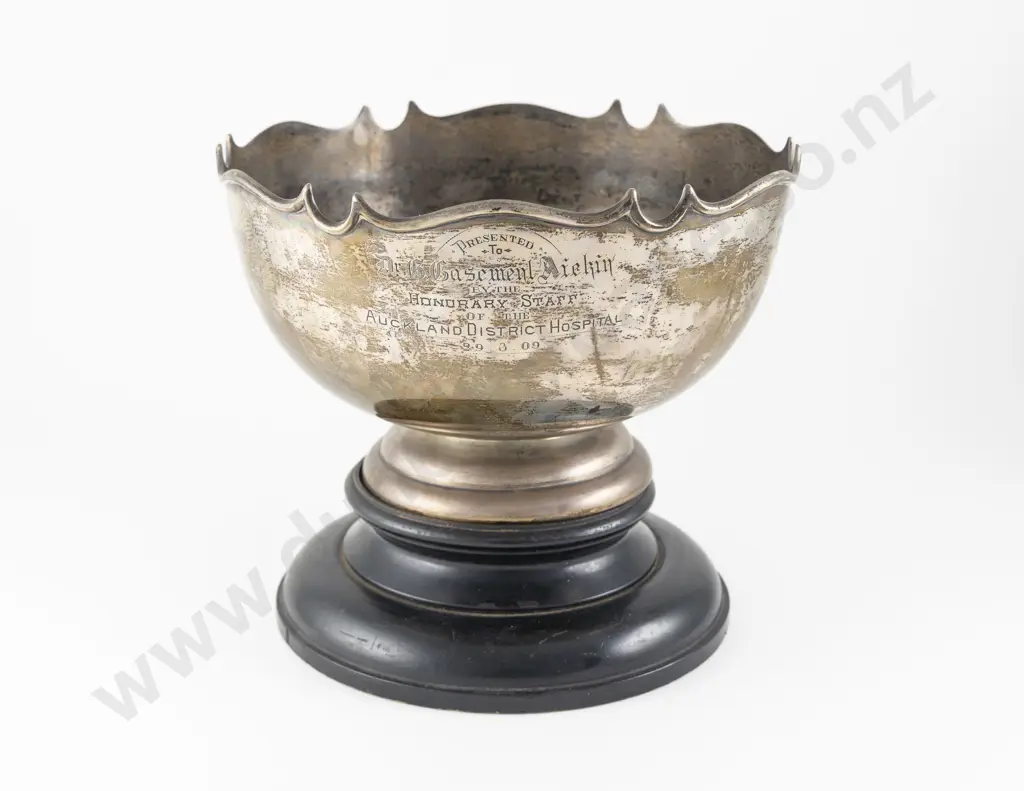 Edw VII S/S Punch Bowl Image 1++