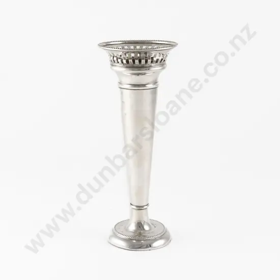 Edw VII S/S Specimen Vase