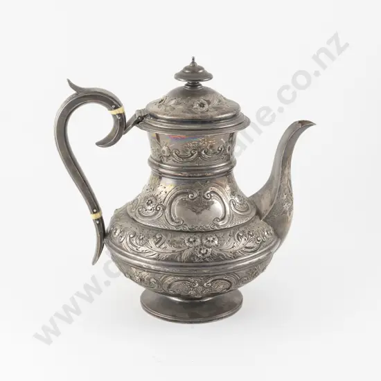 Wm IV S/S Coffee Pot by Thomas Mitchell & Co