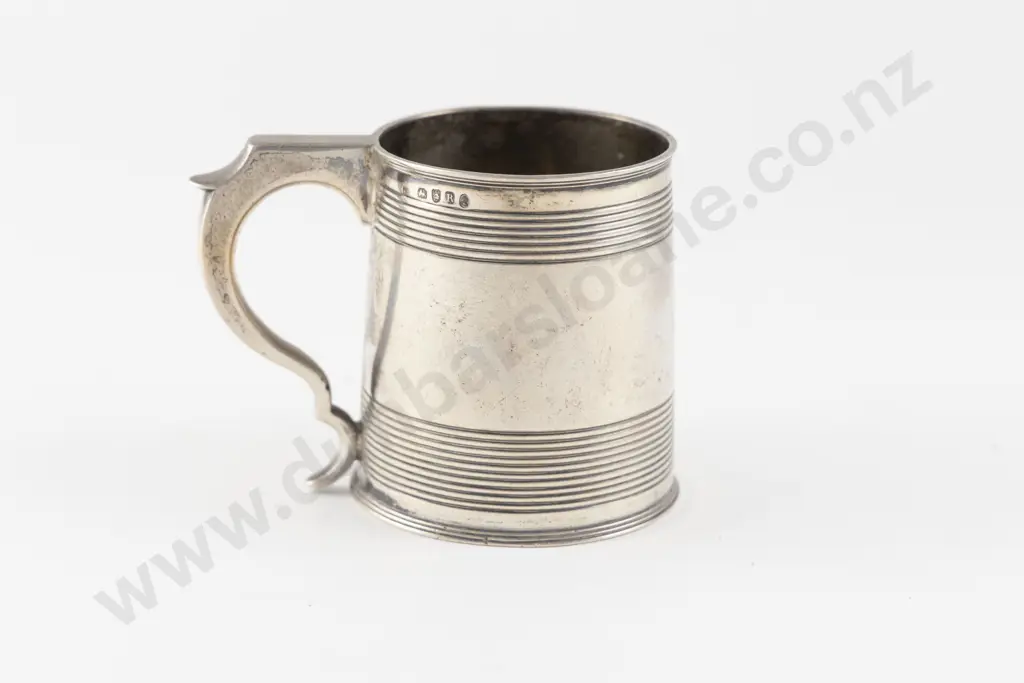 Geo III S/S Tankard Image 1++