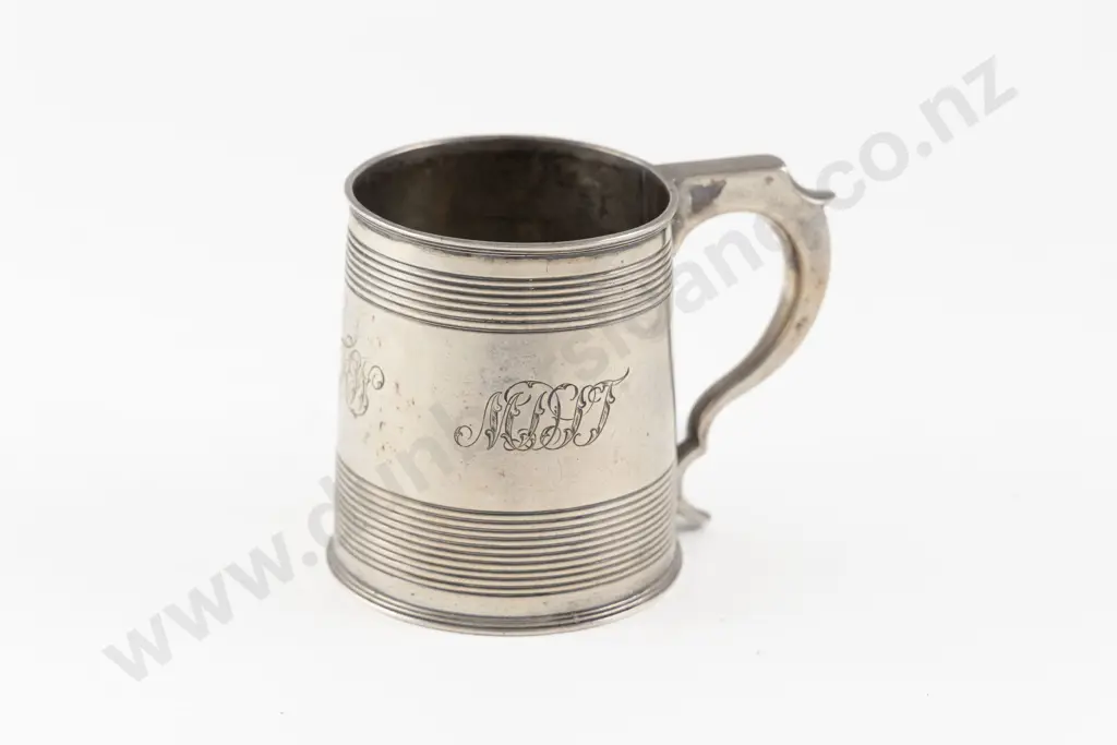 Geo III S/S Tankard Image 1++