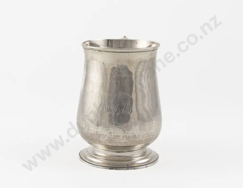 Early Geo III S/S Half Pint Tankard Image 1++