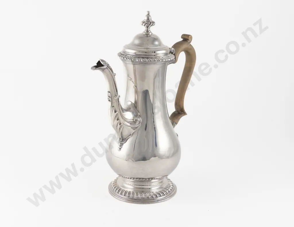 Early Geo III S/S Coffee Pot Image 1++