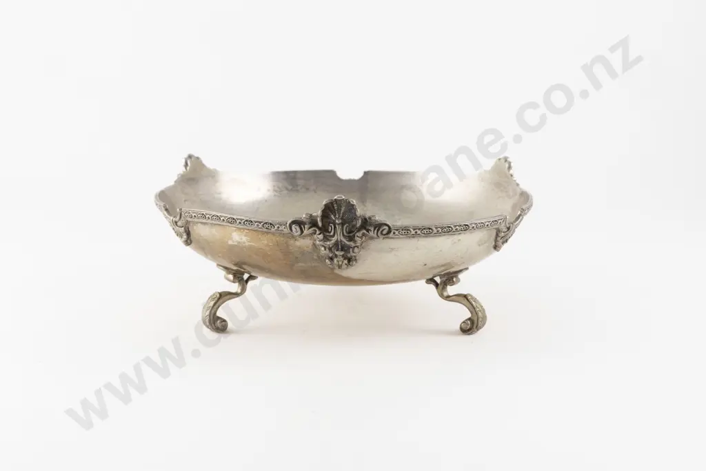 Egyptian Silver Circular Fruit Bowl Image 1++