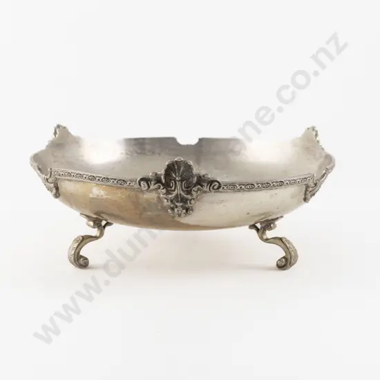 Egyptian Silver Circular Fruit Bowl