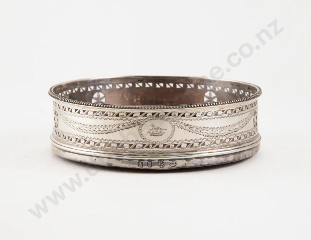 Geo III S/S Wine Coaster Image 1++