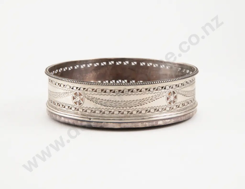 Geo III S/S Wine Coaster Image 1++