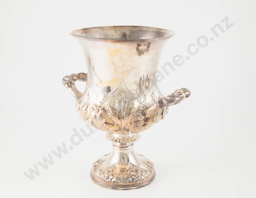 Early Vict Irish S/S Campana Form Vase or Cup Image 1++