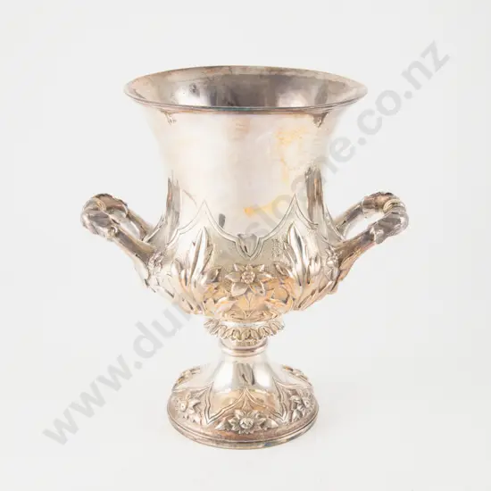 Early Vict Irish S/S Campana Form Vase or Cup