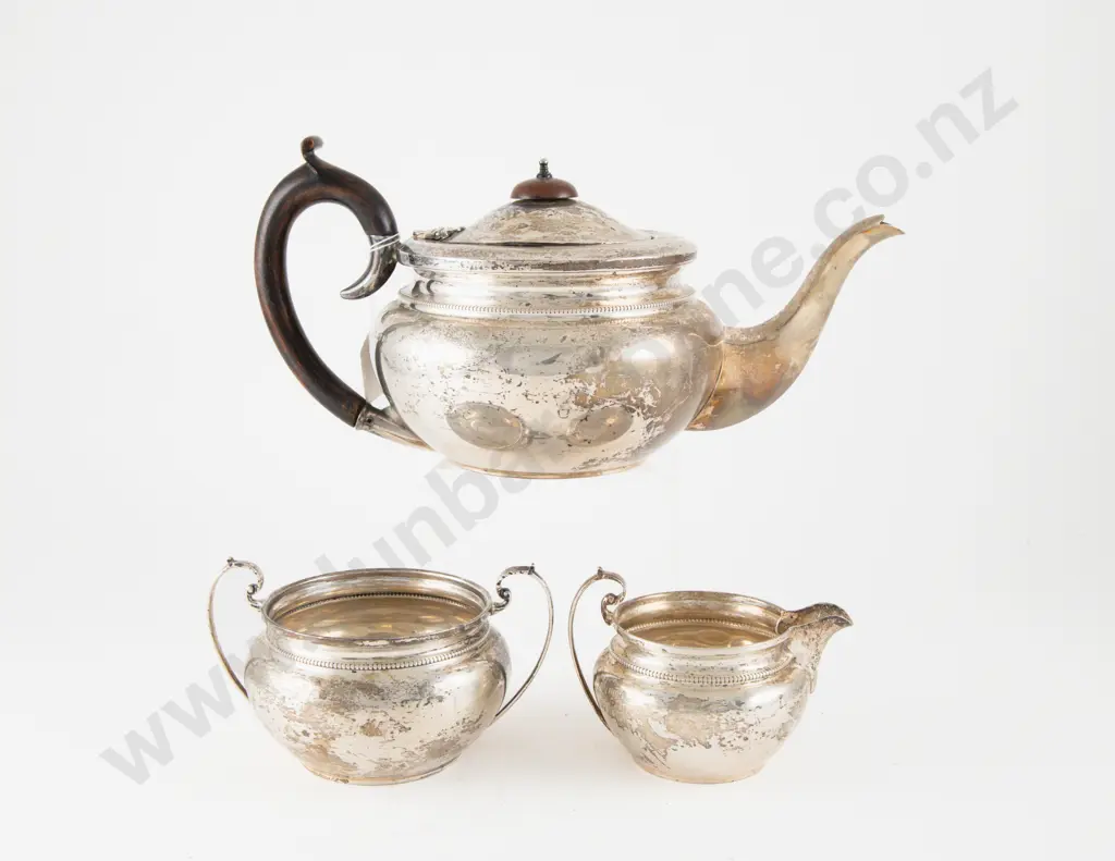 Geo V S/S 3 Piece Teaset Image 1++