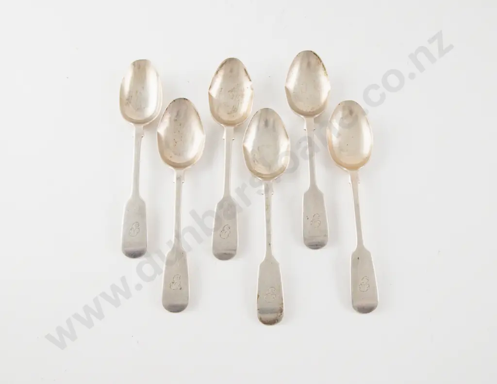 Set Of 6 Vict S/S Teaspoons Image 1++