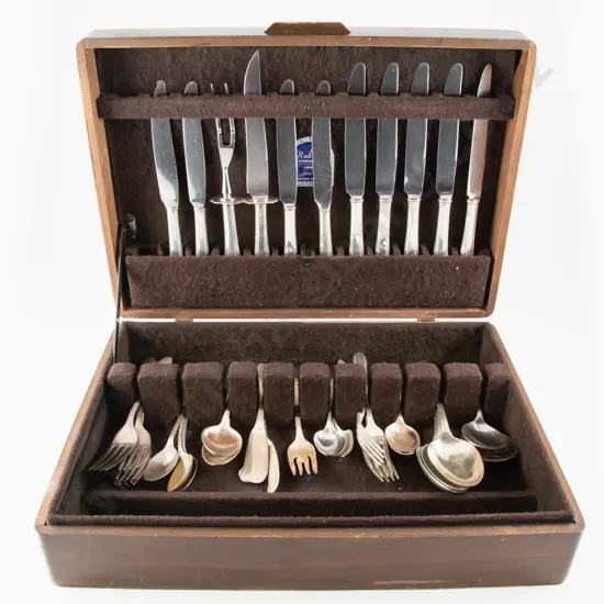 Gorham "Lyric" Pattern S/S Part Canteen Of Cutlery (53 pieces)