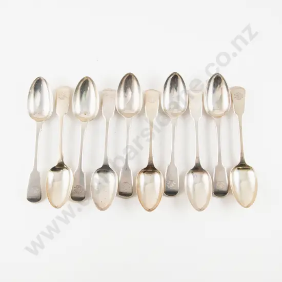 Set Of 10 Geo IV S/S Teaspoons