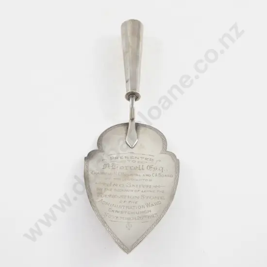 Interesting Early C19th NZ S/S Presentation Trowel