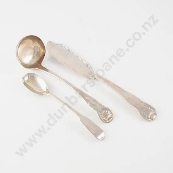 Wm IV Scottish S/S Sauce Ladle