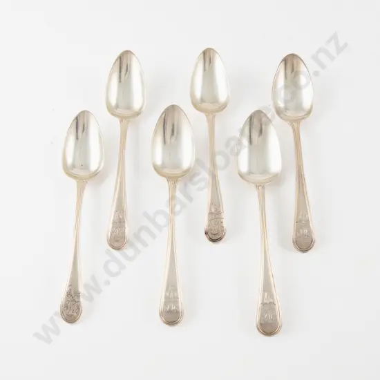 Set Of 6 Geo III S/S Teaspoons