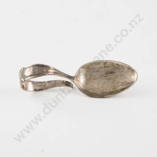 Cased Geo V S/S Baby Feeding Spoon