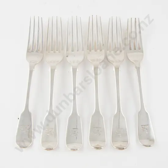 Set Of 6 Vict S/S Dessert Forks