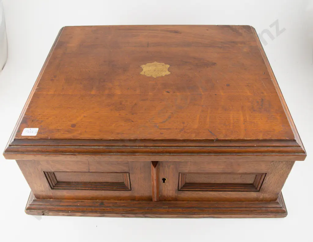 Fine Quality Edw VII S/S 74 Piece Oak Cased Canteen Of Cutlery Image 1++