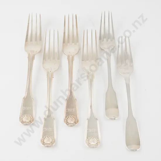 Composed Set Of 6 S/S Dessert Forks