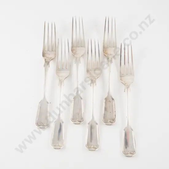 Set Of 6 Geo IV S/S Dessert Forks