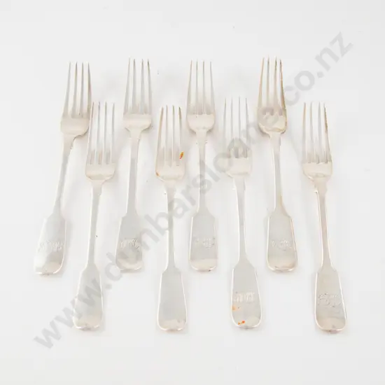 Composed Set Of 8 S/S Dessert Forks