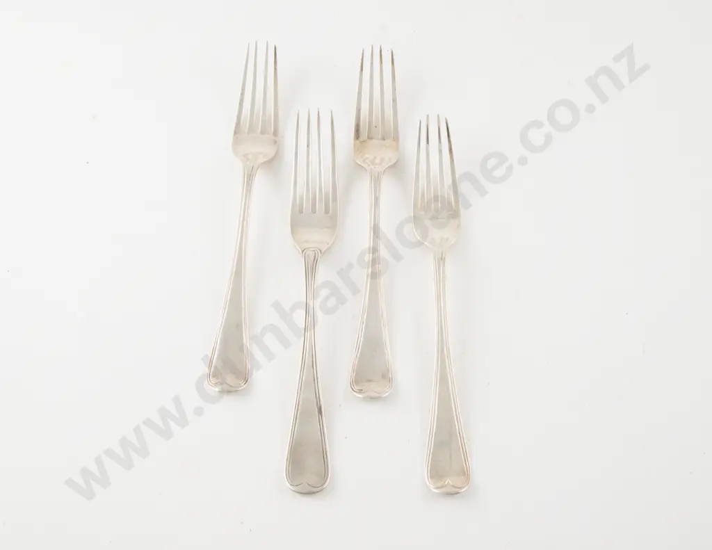 4 Vict S/S Dessert Spoons Image 1++