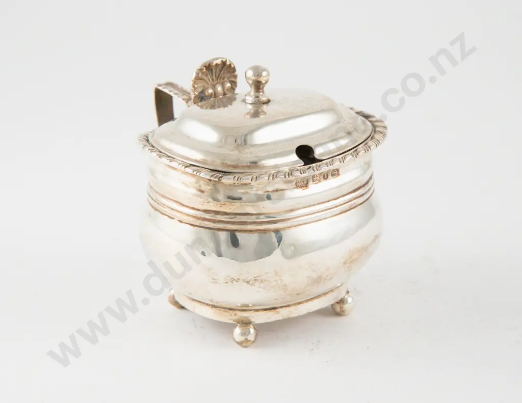 Vict S/S Mustard Pot Image 1++