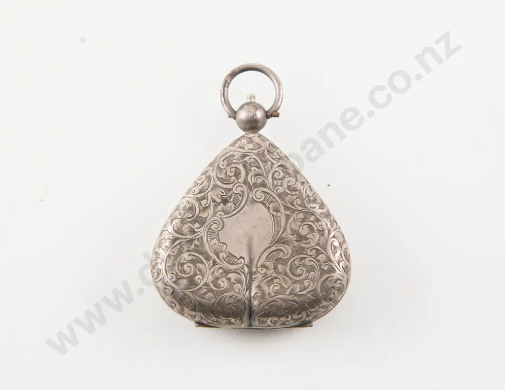 Edw VII S/S Heart Shaped 3 Division Sovereign Holder Image 1++