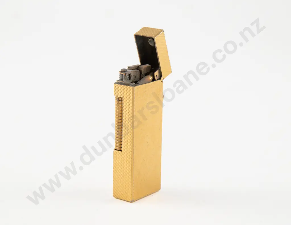 C1970's Dunhill Dunhill Gold Capped Steel Lighter Image 1++
