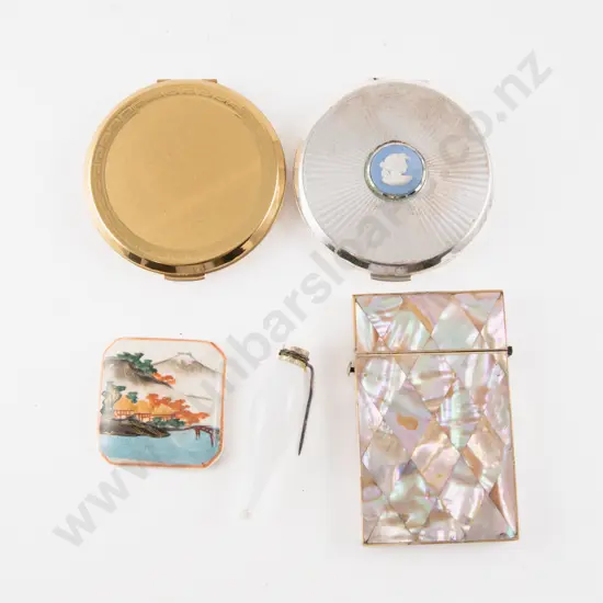 Two Stratton Powder Compacts