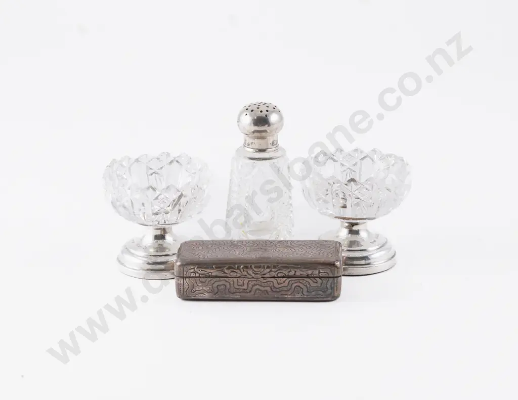 C19th Silver Snuff Box Image 1++