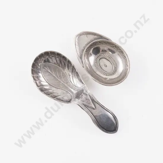 Two S/S Tea Caddy Spoons