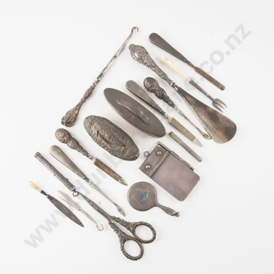 Group Of Assorted S/S Vanity Items