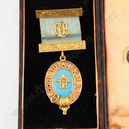 9ct Lodge Tutanekai No156 Medal