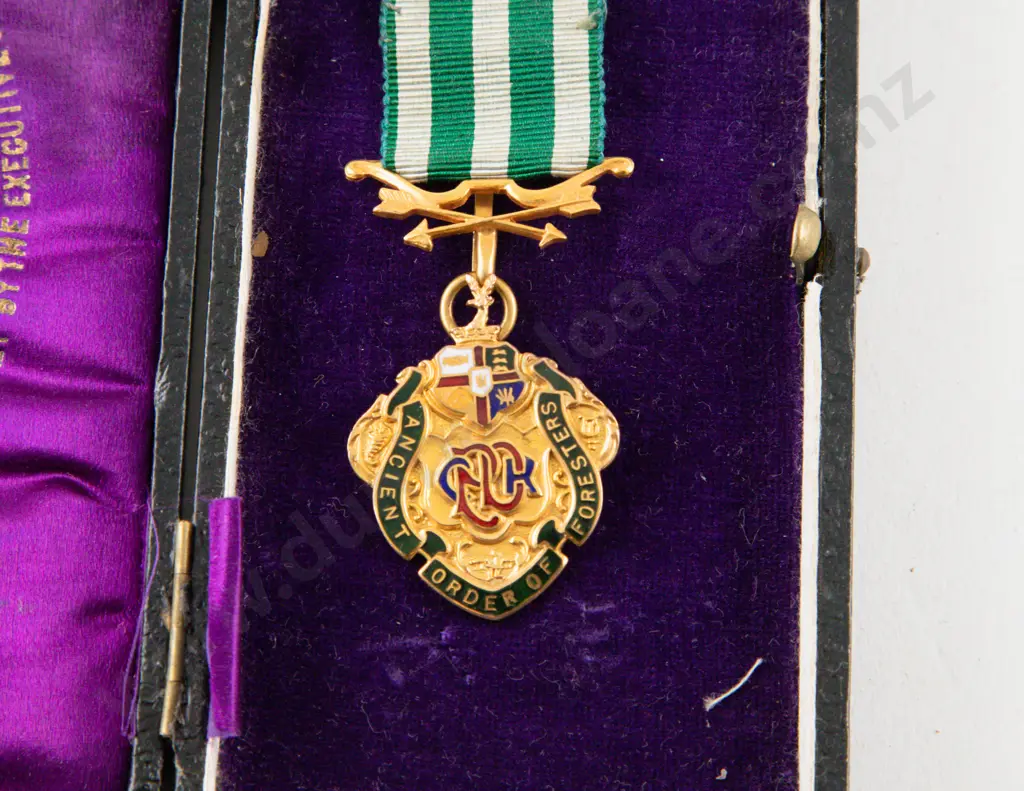 9ct Ancient Order of Foresters Image 1++