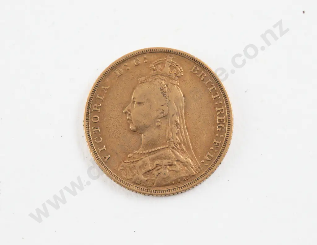 1891 Victoria Gold Sovereign Melbourne Mint Image 1++